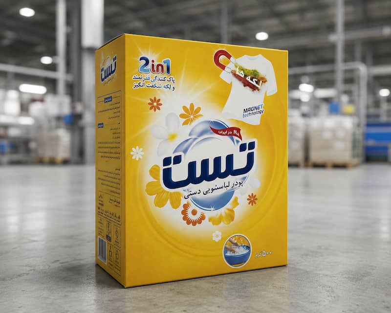 پودر دستی تست با انحلال سریع و آبکشی آسان